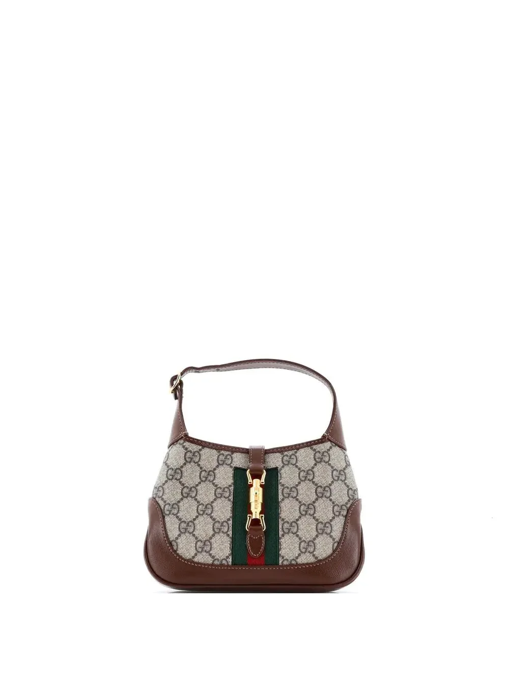 Gucci Jackie Hobo Gg Coated Canvas Mini #254122G15B